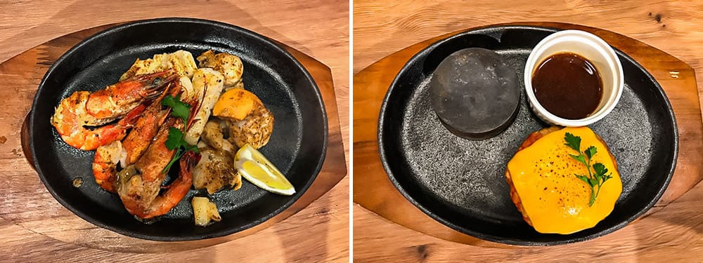 窯焼きステーキ＆鉄板ハンバーグ カマロ・ステーキダイナー 餐點