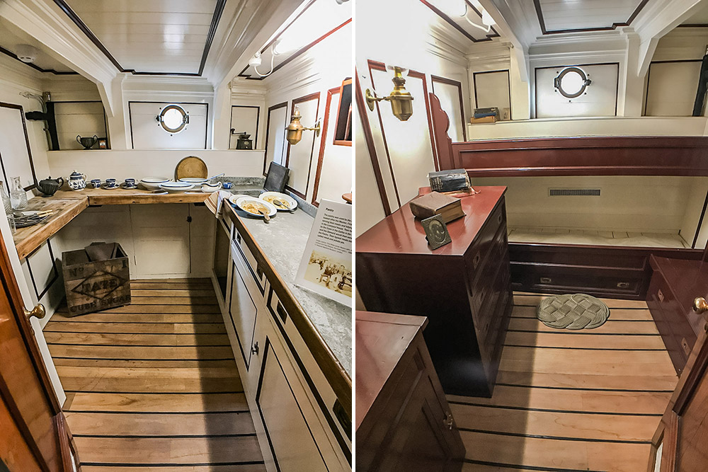 卡蒂薩克號 Cutty Sark 2層 主甲板廚房/船員房間