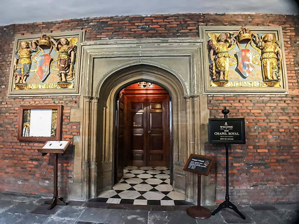 漢普頓宮 Hampton Court Palace Chapel Royal 禮拜堂入口