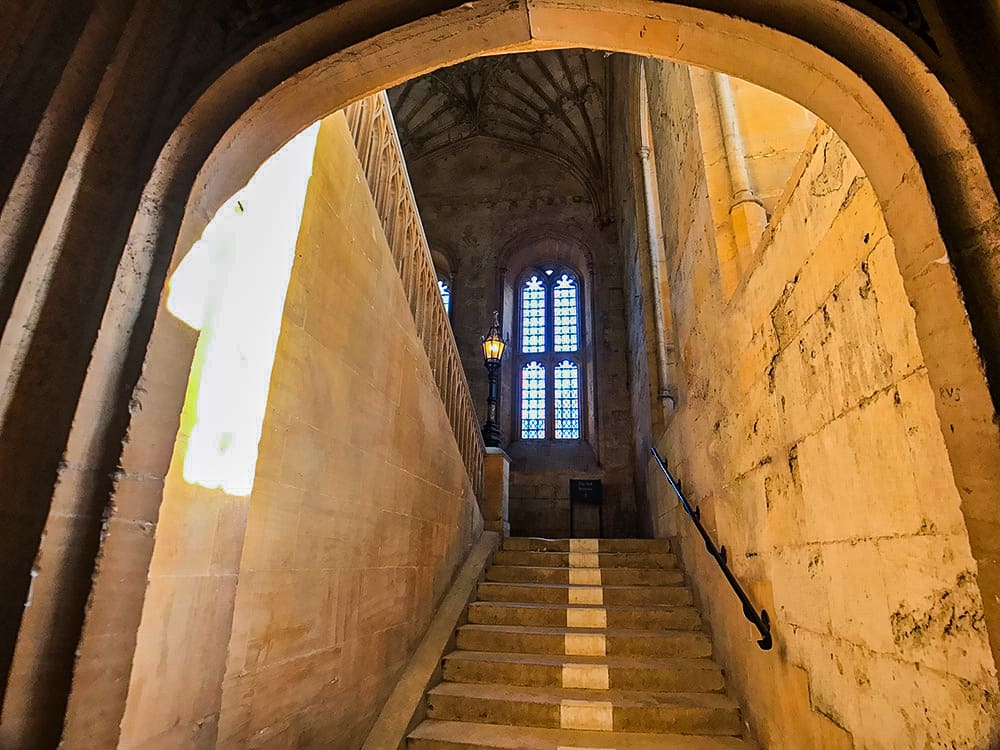 牛津大學基督學院 大廳 Christ Church Cathedral Hall Staircase