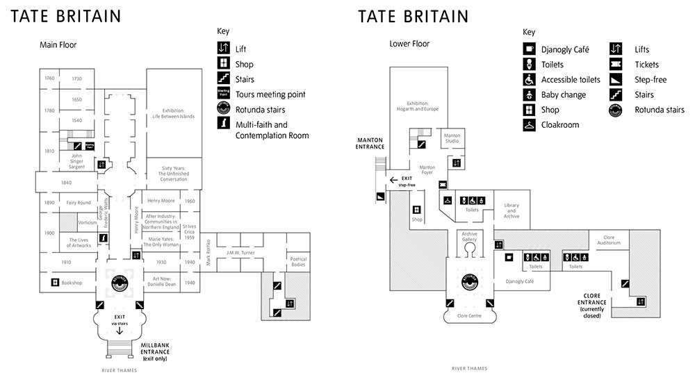 泰特不列顛 Tate Britain MAP